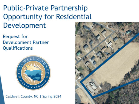 Click the Public-Private Partnership Opportunity for Residential Development Slide Photo to Open