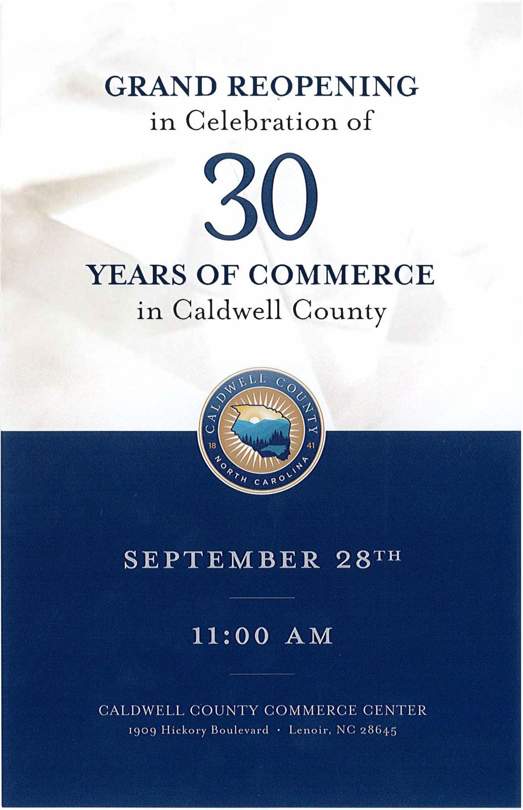 Video Screenshot for Grand Reopening 30 Years of Commerce