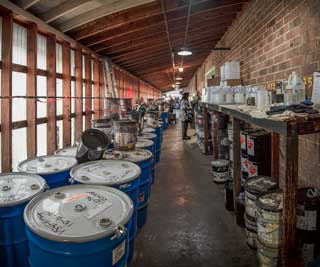 paint mixing facility