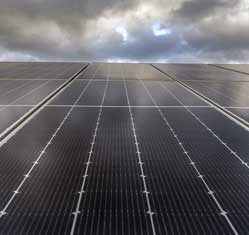 Blue Ridge Solar panels