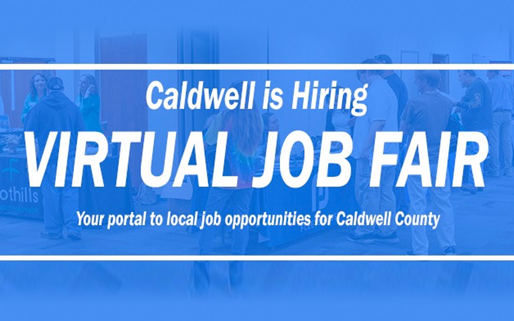 Click the Caldwell County is Hiring! Slide Photo to Open