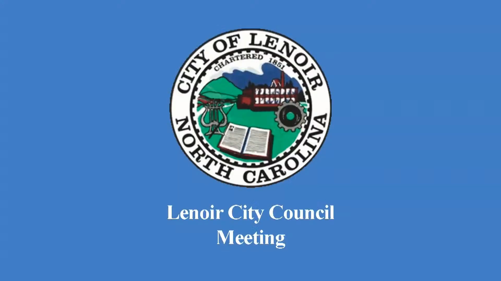 Video Screenshot for Strategic Plan presentation to Lenoir City Council 10/17/2023