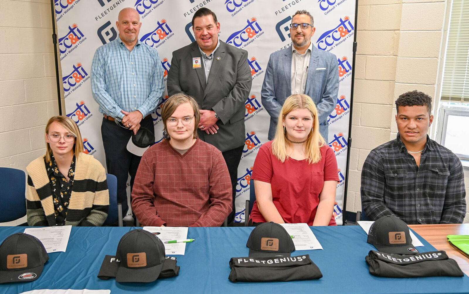 CCC&TI students sign apprenticeship agreement Photo