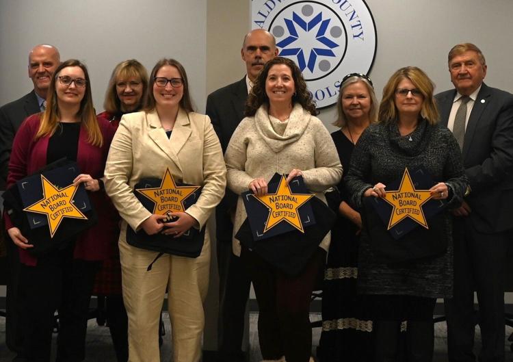4 teachers achieve national board certification Photo